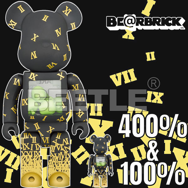 BEETLE BE@RBRICK 青蘋果SHAREEF 3 BEARBRICK 庫柏力克熊100 400%