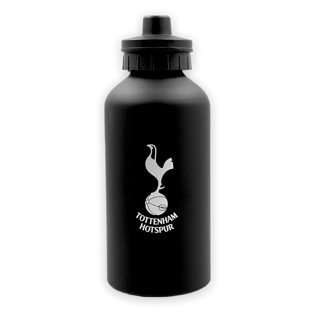 熱刺黑色銀會徽金屬水樽