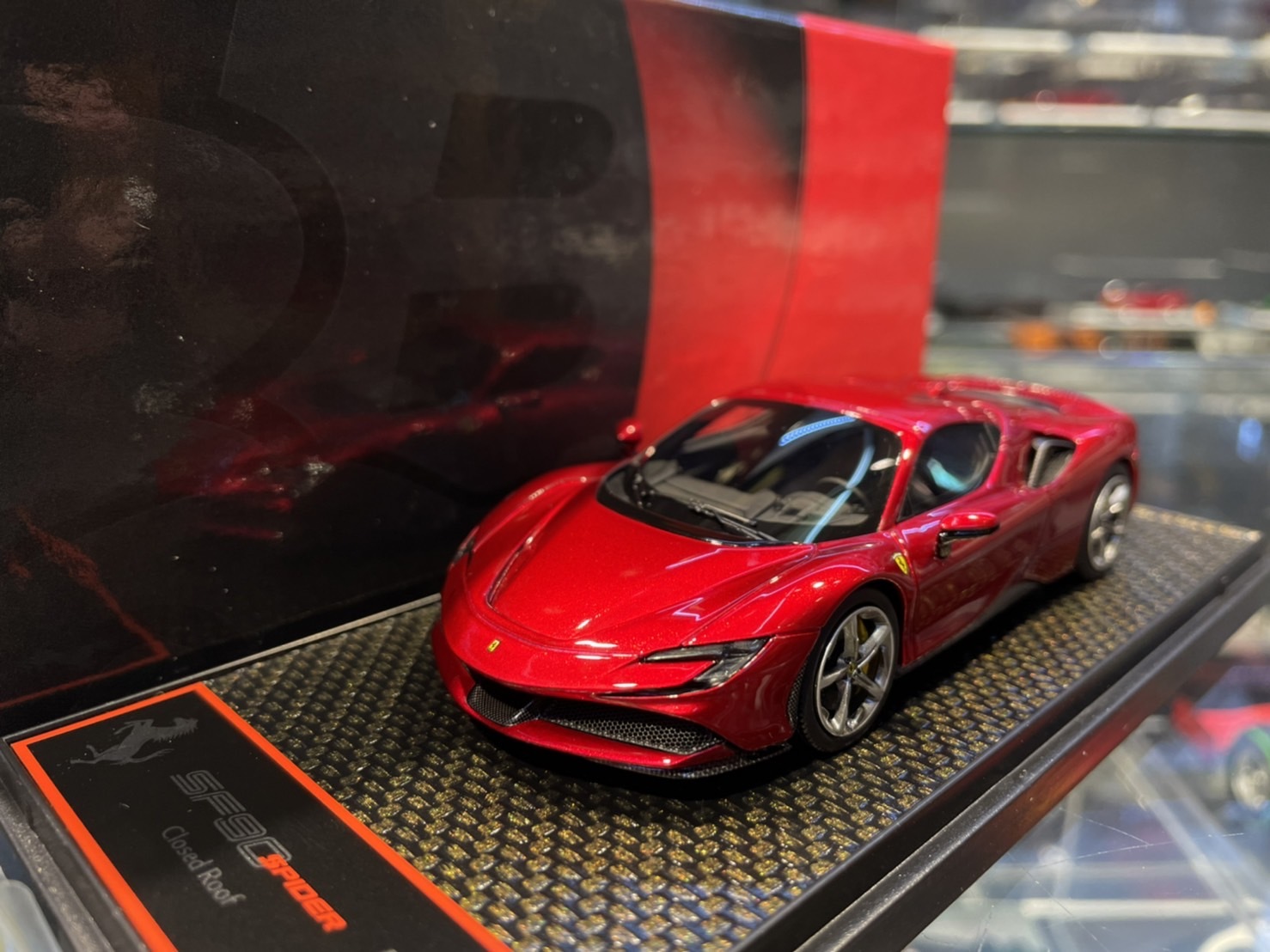 BBR BBRC249D1 Ferrari SF90 Spider CLOSED ROOF 1/43