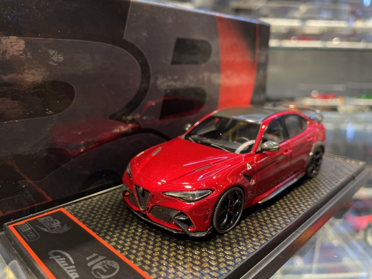 BBR MODELS 1/43 Alfa Romeo Giulia Gtam 2020 Rouge Gta BBRC247 EUR 142