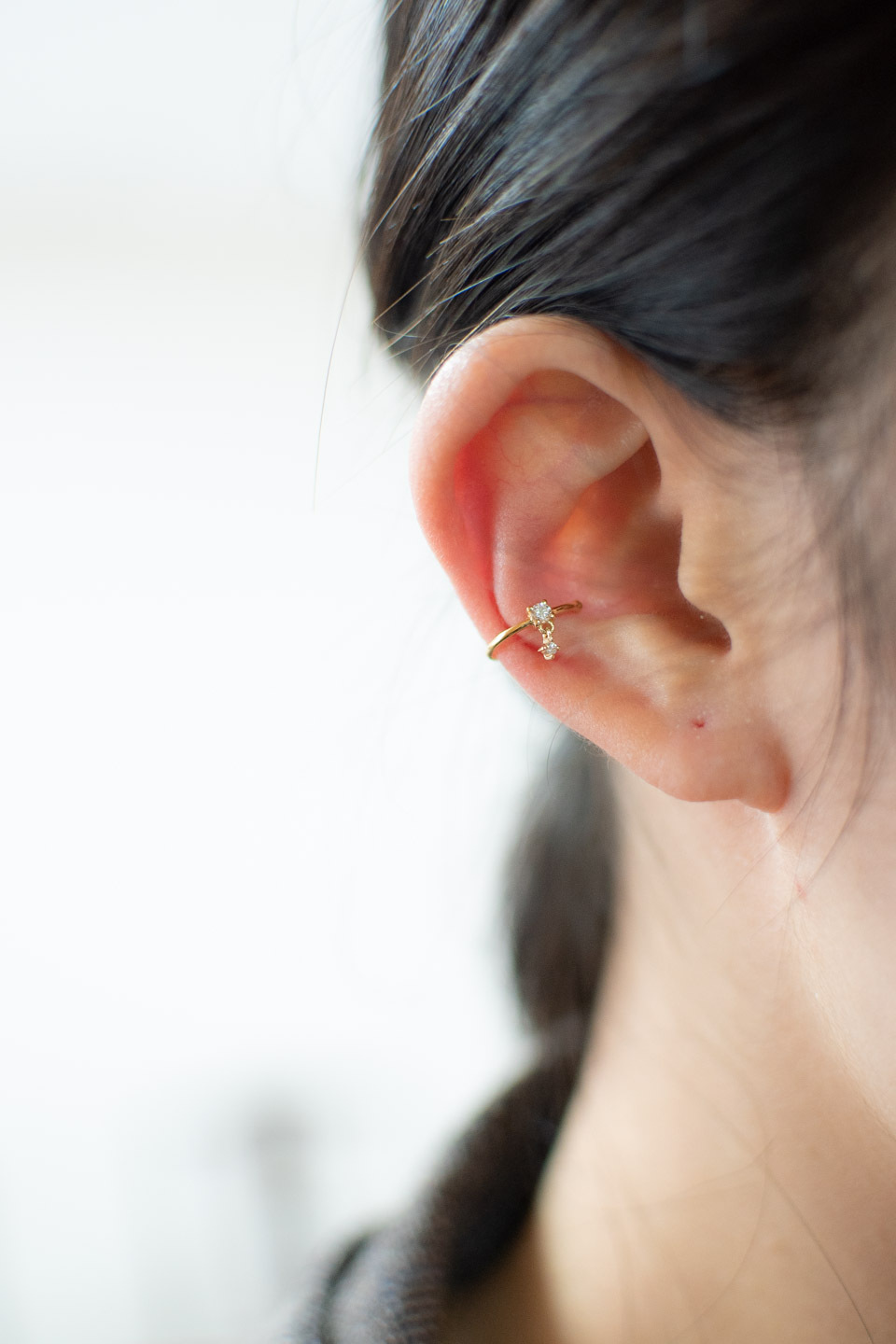 18K Diamond Ear Cuff