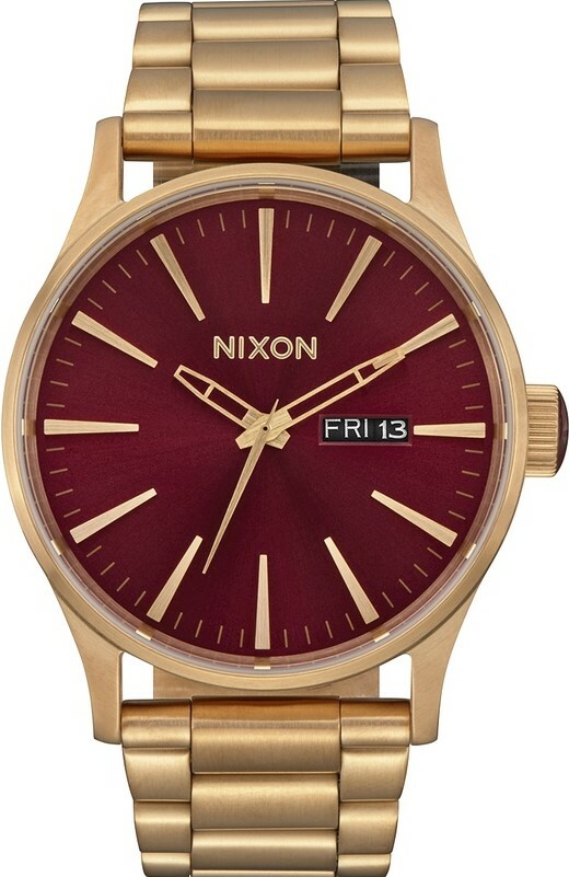 萬年鐘錶 - NIXON 尼克森  SENTRY SS  金紅色金衝浪錶  A356-5094   錶徑42MM