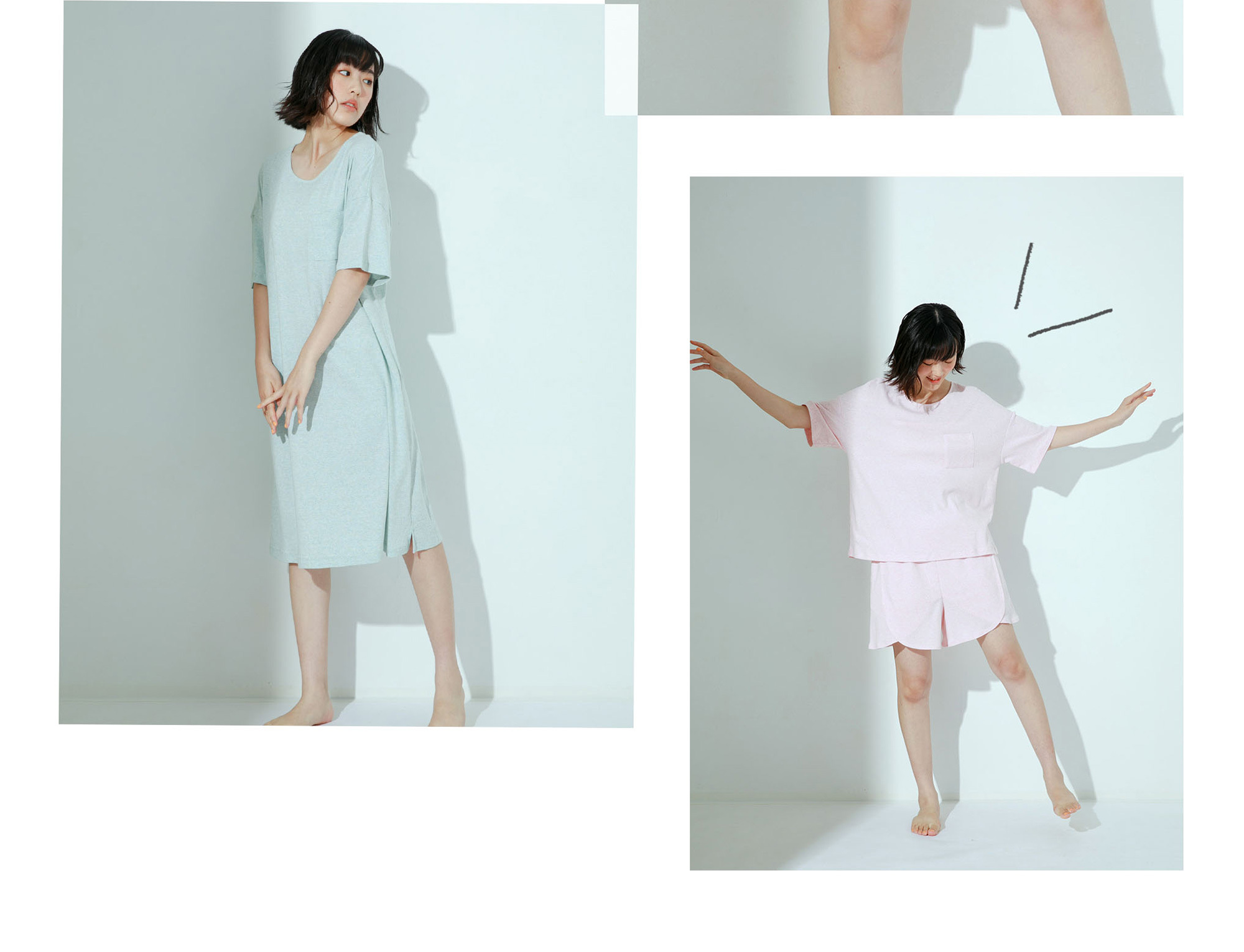 溫寧小口袋居家上衣-呀呀