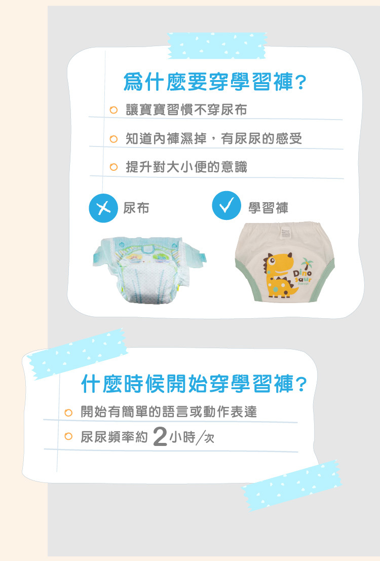 3層大頭長頸鹿學習褲使用介紹 幼兒使用學習褲說明,當小孩開始有簡單的語言或動作表達,即可開始穿學習褲