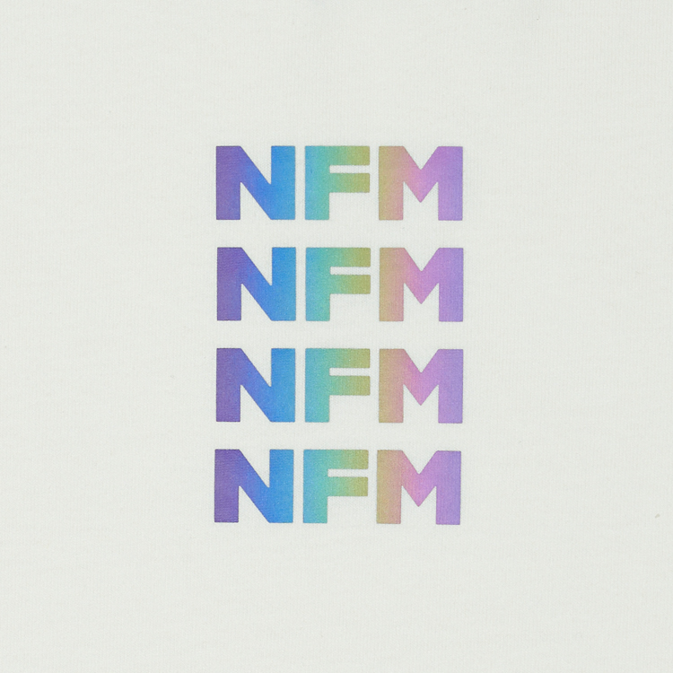 Reflective Logo Print Tee (White)