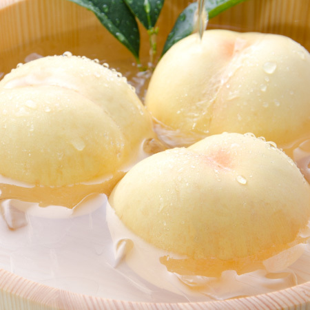 岡山清水白桃 (11-14玉) KING/ACE 約4kg/箱