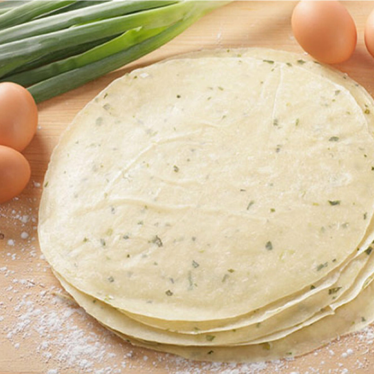 台灣正宗香蔥蛋餅皮 600g