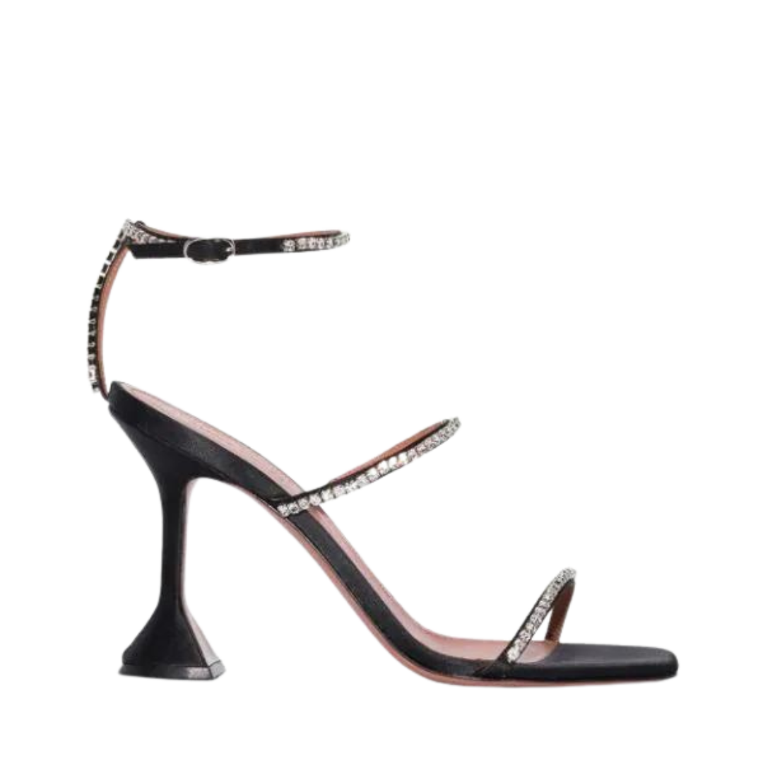 Amina Muaddi Gilda 95mm rhinestone-embellished sandals