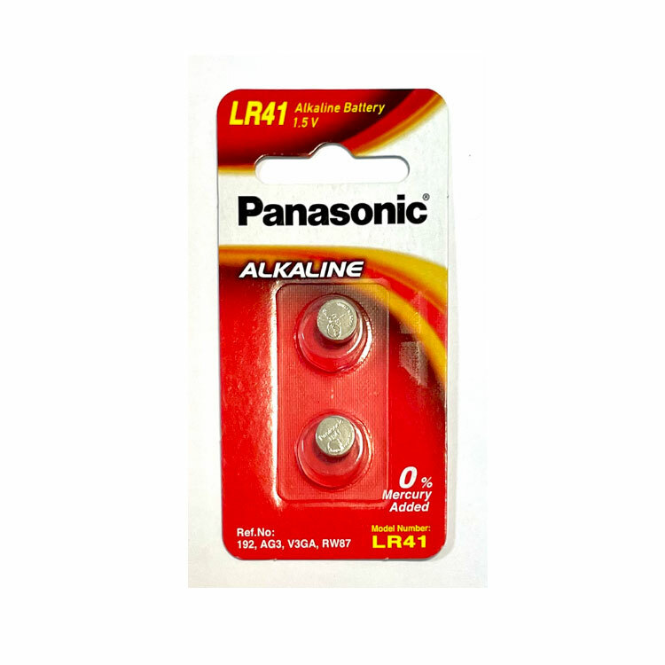 【國際牌Panasonic】鹼性鈕扣電池 1.5V (型號LR41)