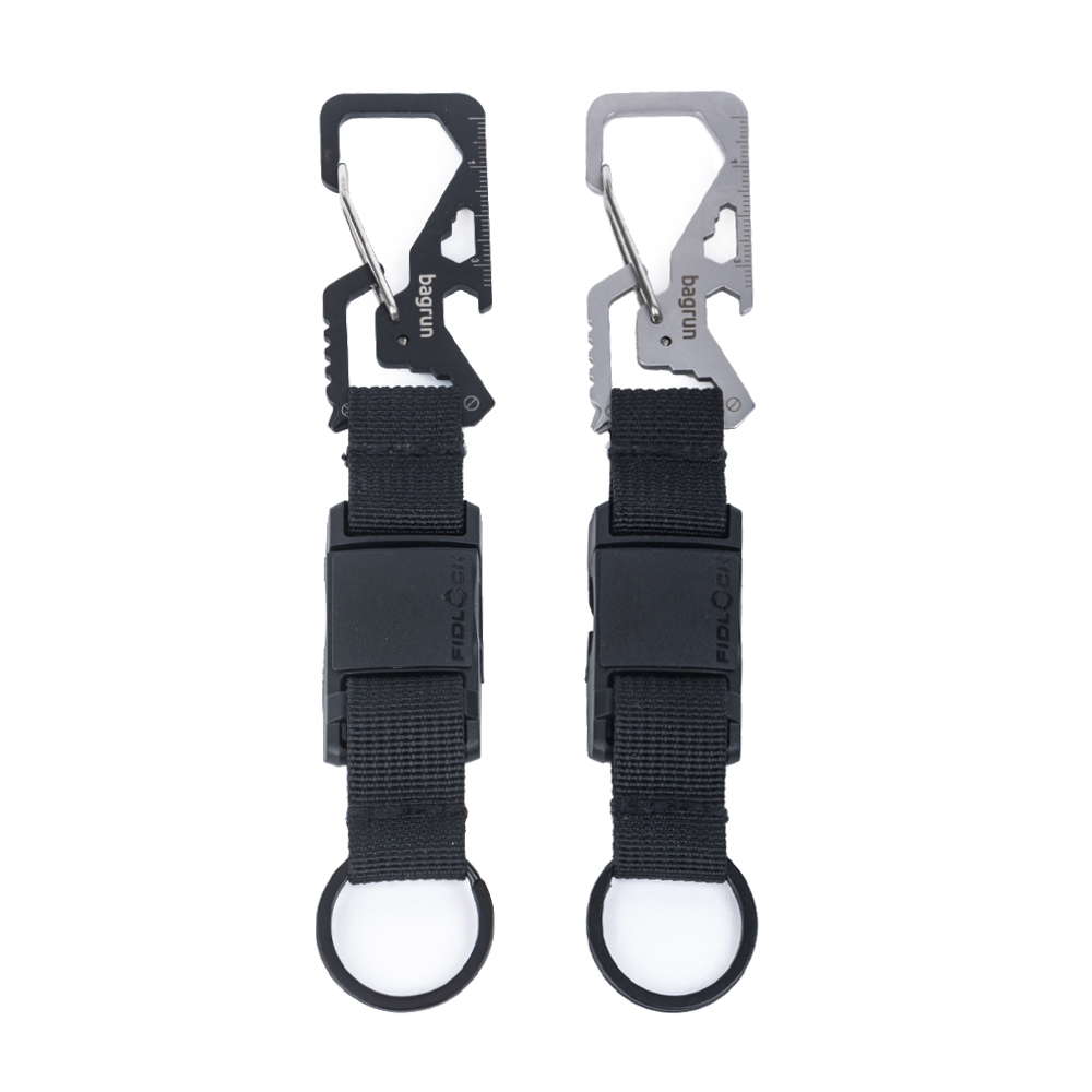 bagrun EDC快取鑰匙圈 CA018 (銀)