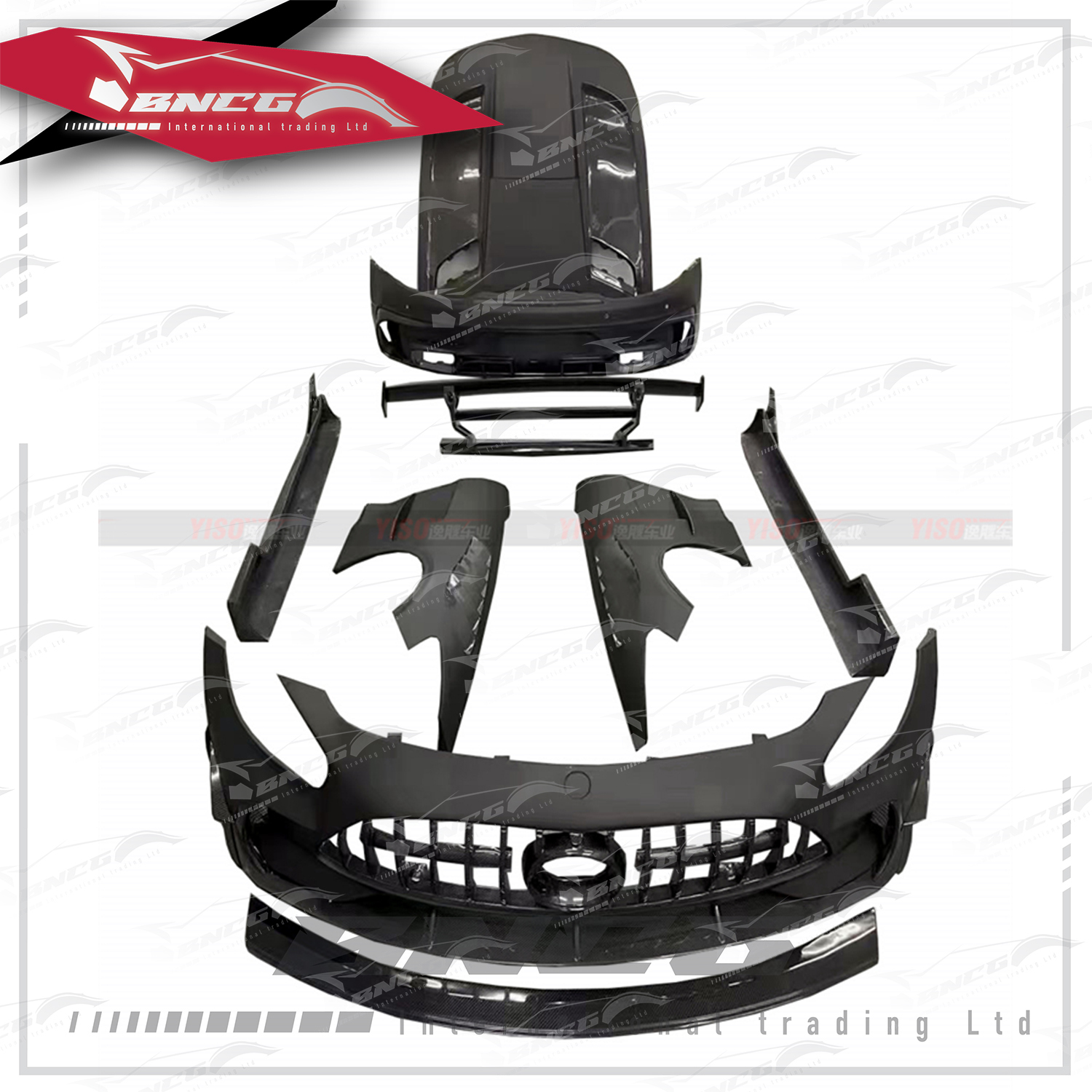 賓士 Benz AMG GT GTS 改裝 碳纖維 外觀件 空力套件 Black Series款 寬體 大包圍