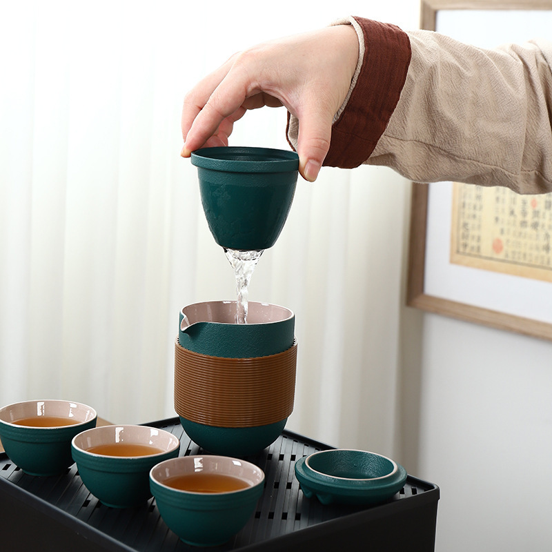 便攜式旅行快客茶具組