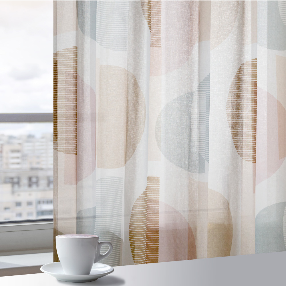 MIT手工│透光窗紗窗簾│半窗落地窗│北歐生活│織帶