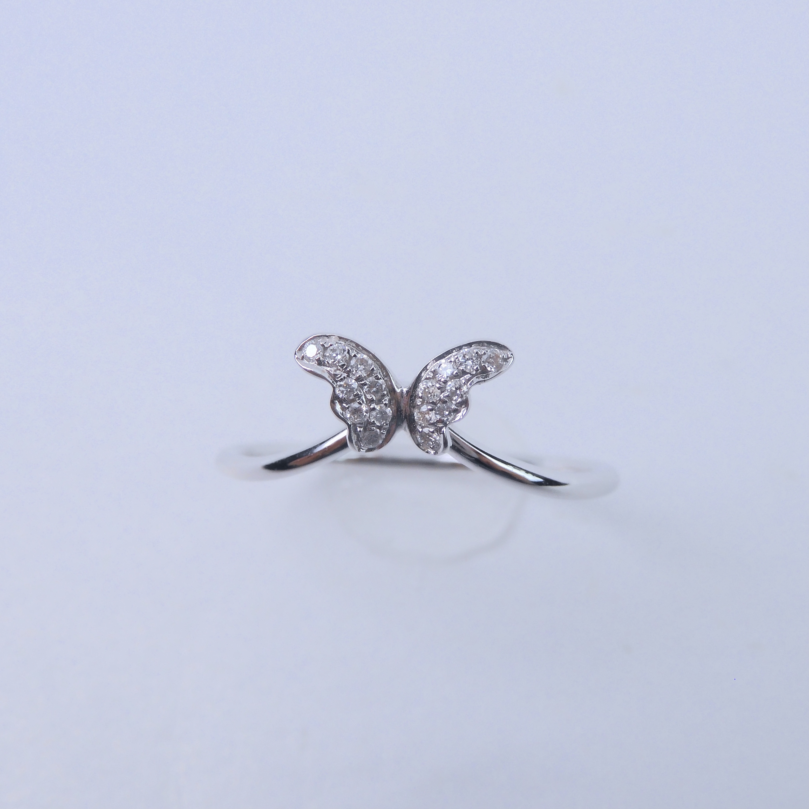 18K金 0.047ct 鑽石戒指