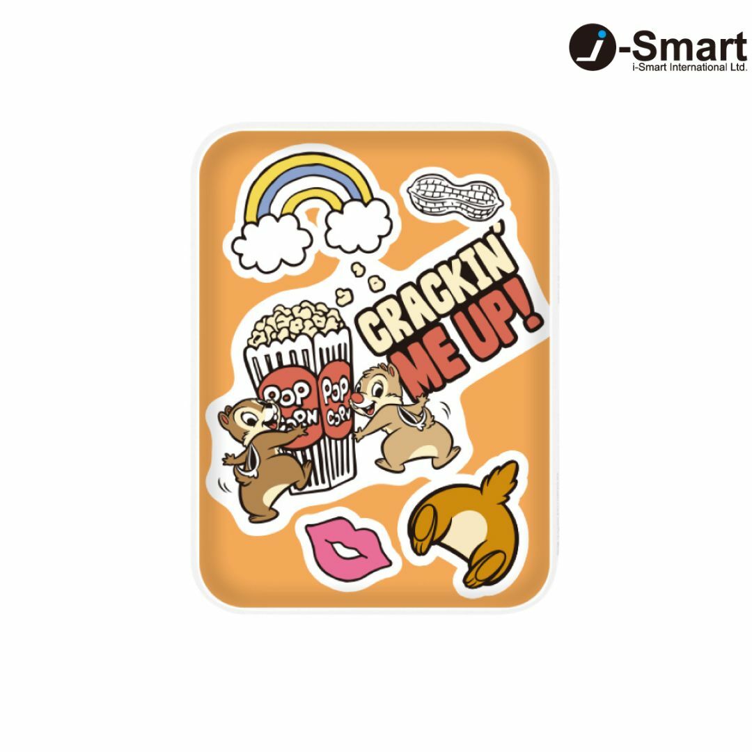 i-Smart-迪士尼系列口袋行動電源-貼紙系列-鋼牙與大鼻 Chip 'n Dale