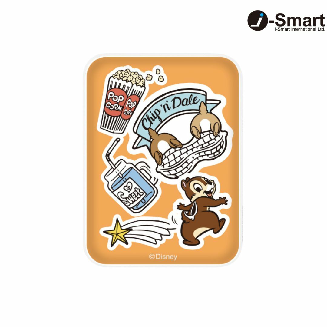 i-Smart-迪士尼系列口袋行動電源-貼紙系列-鋼牙與大鼻 Chip 'n Dale