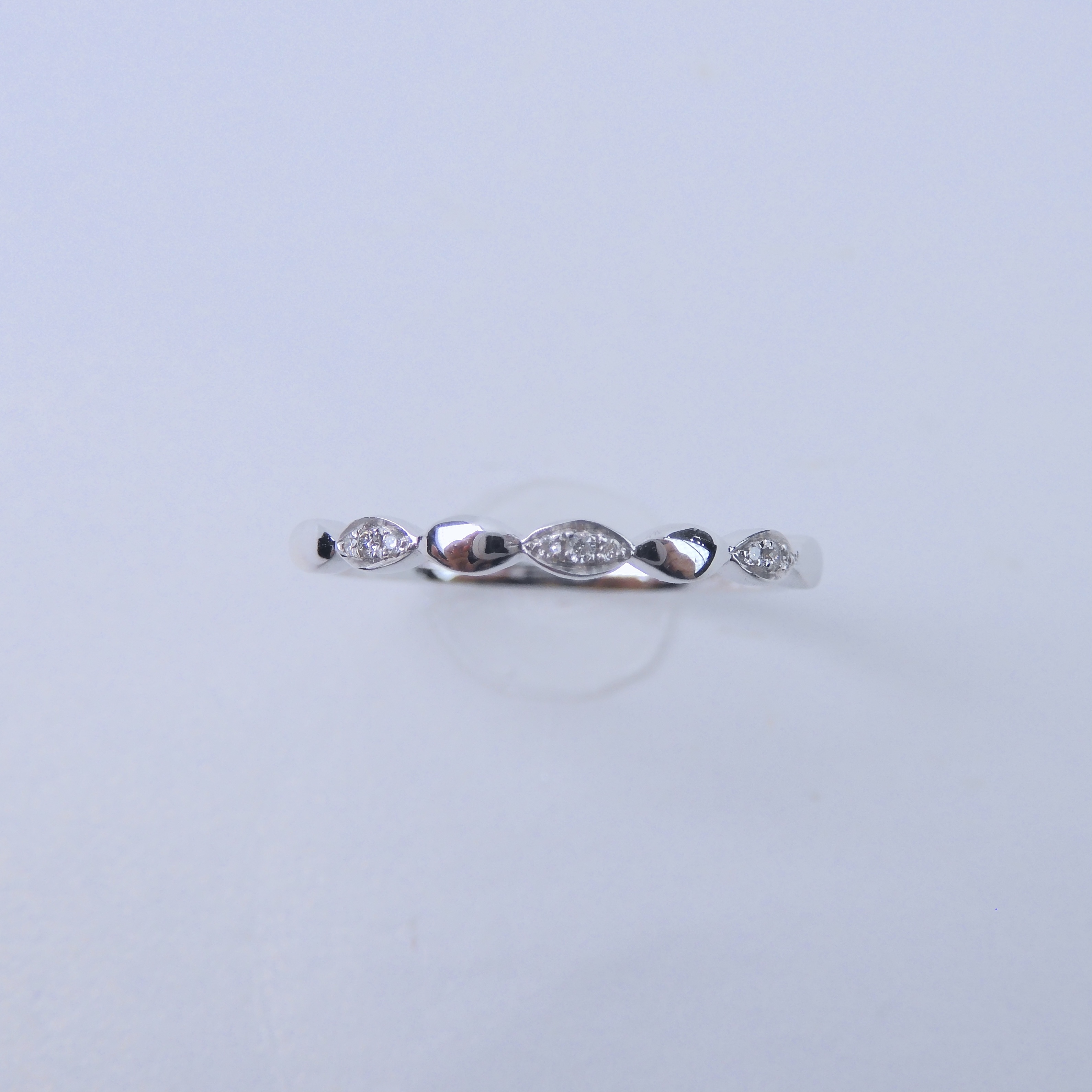 18K金 0.029ct 鑽石戒指