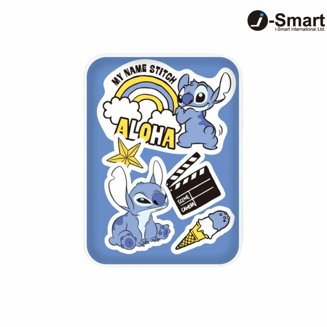 i-Smart-迪士尼系列口袋行動電源-貼紙系列-史迪仔 Stitch