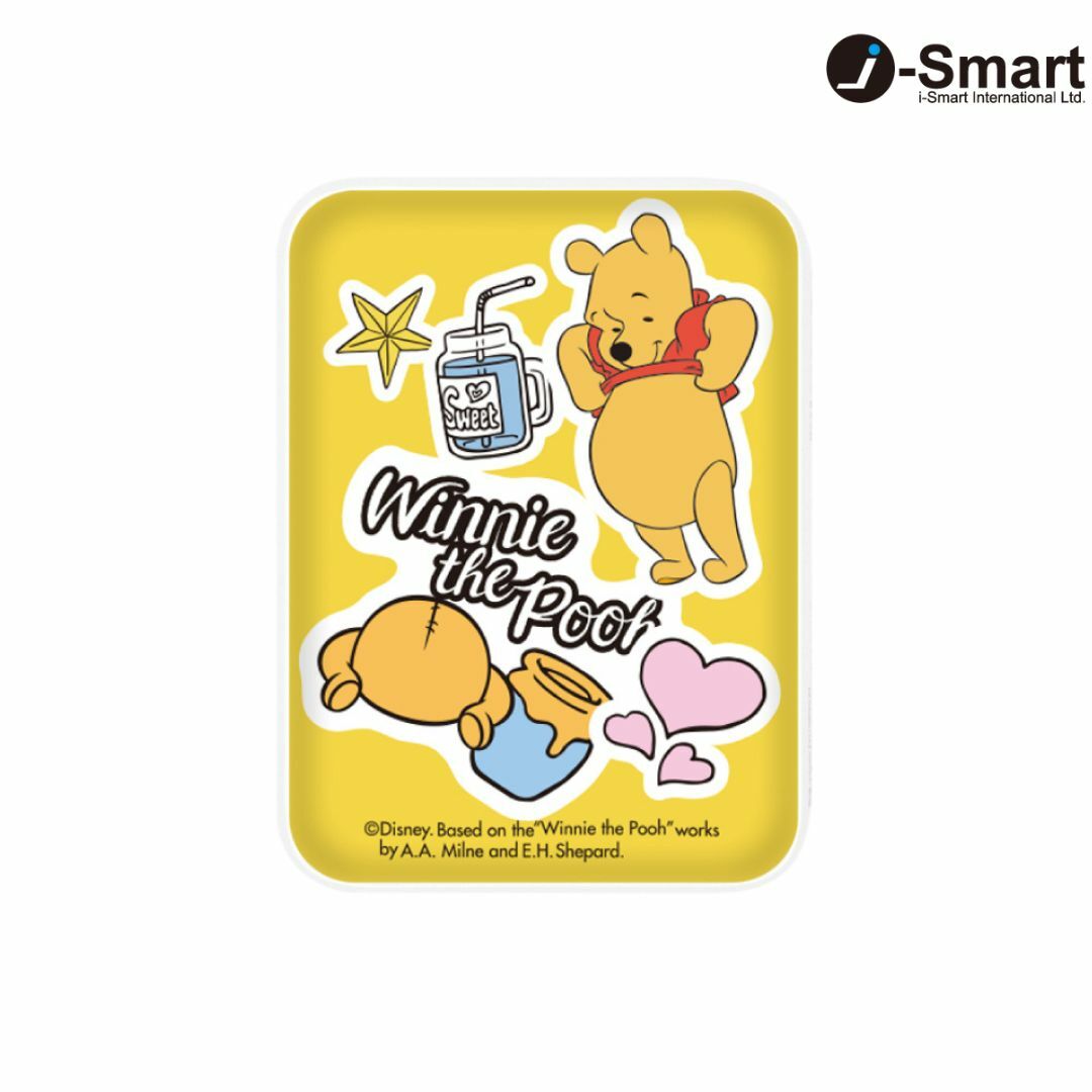 i-Smart-迪士尼系列口袋行動電源-貼紙系列-小熊維尼 Winnie The Pooh