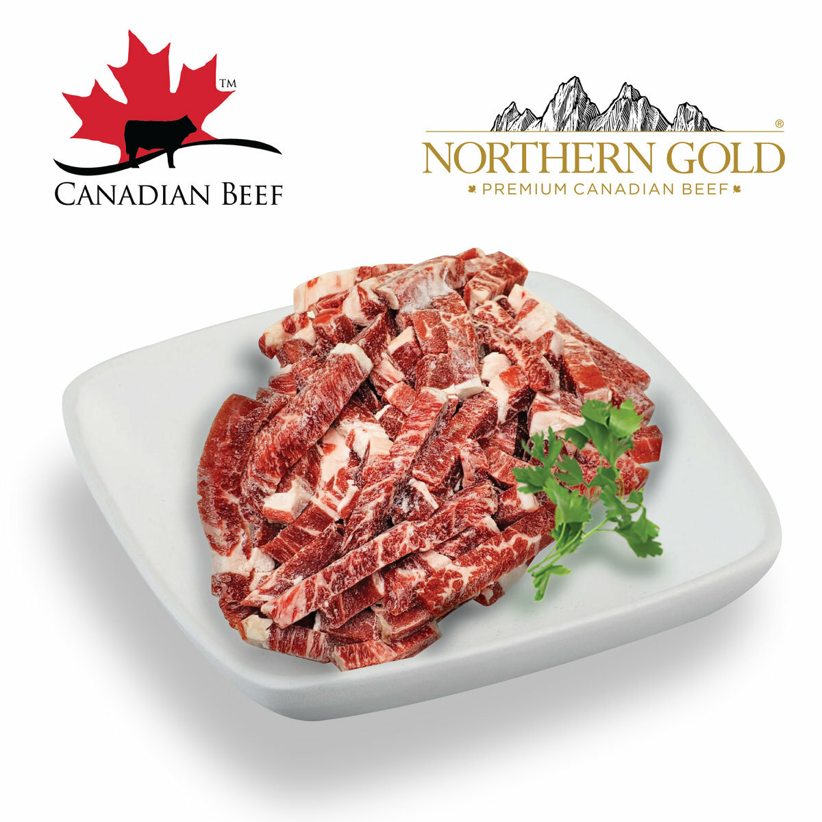 加拿大NORTHERN GOLD®優質頂級AAA牛肉絲 300克