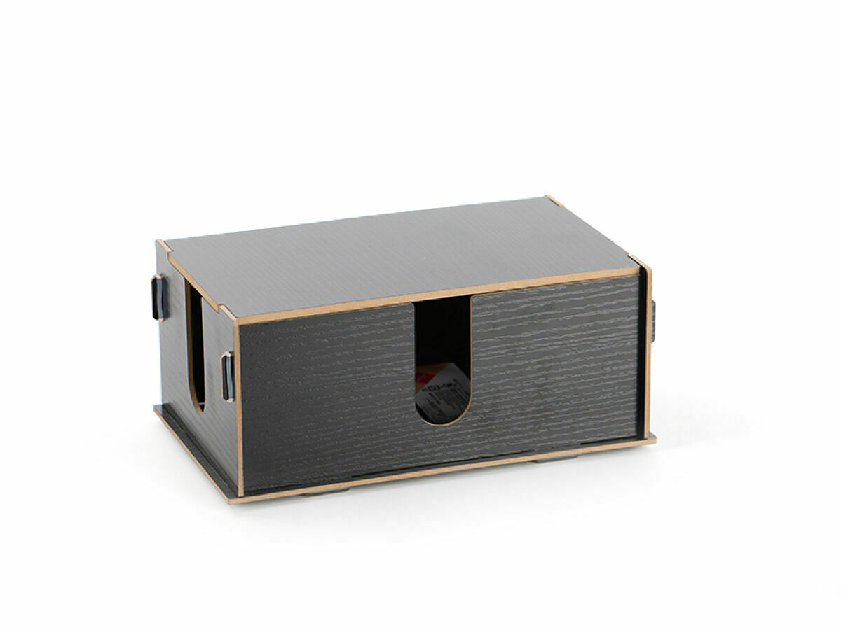 組合式插座收納盒/黑色23x14x10cm