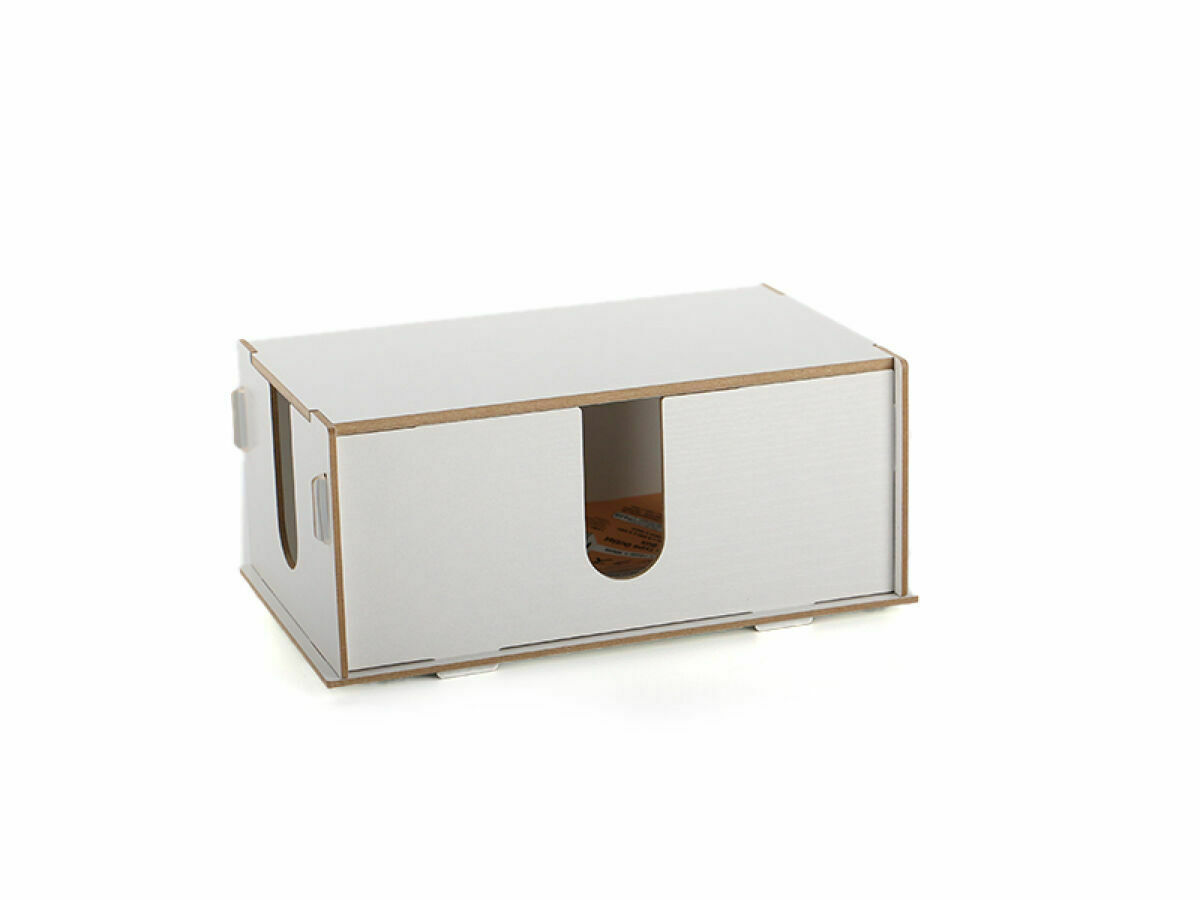 組合式插座收納盒/白色23x14x10cm