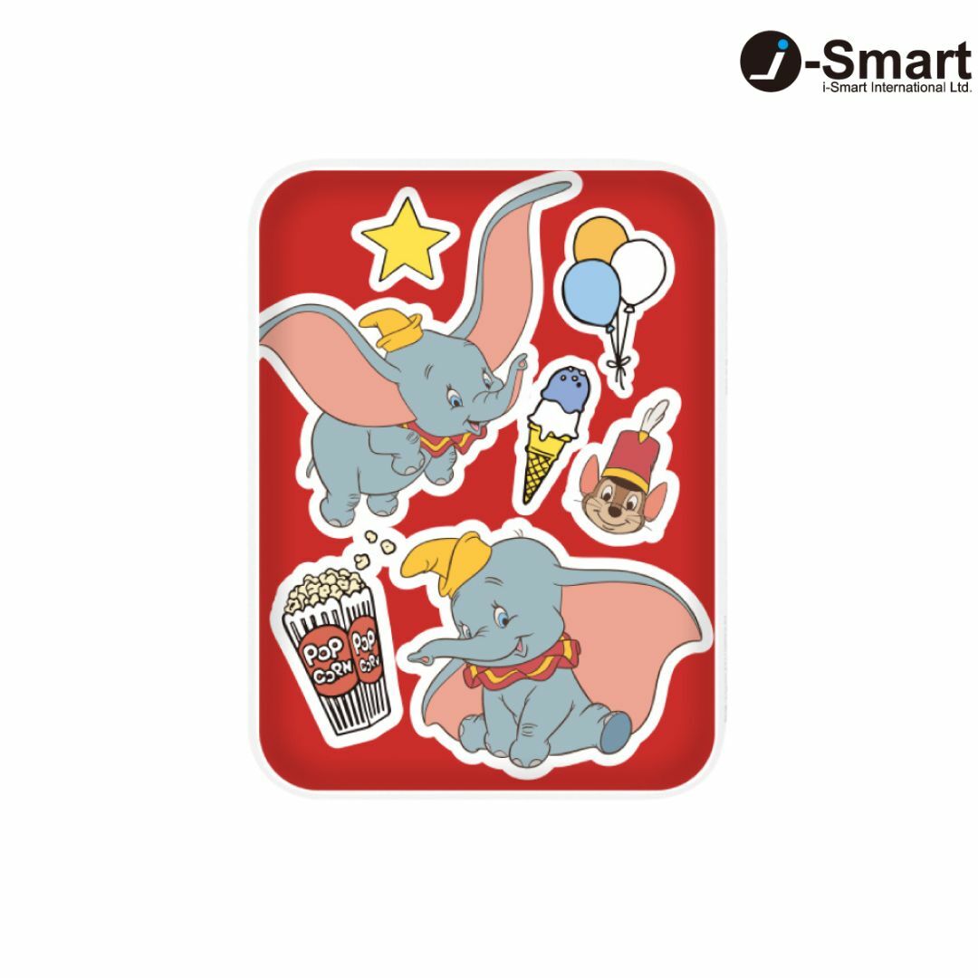 i-Smart-迪士尼系列口袋行動電源-貼紙系列-小飛象 Dumbo