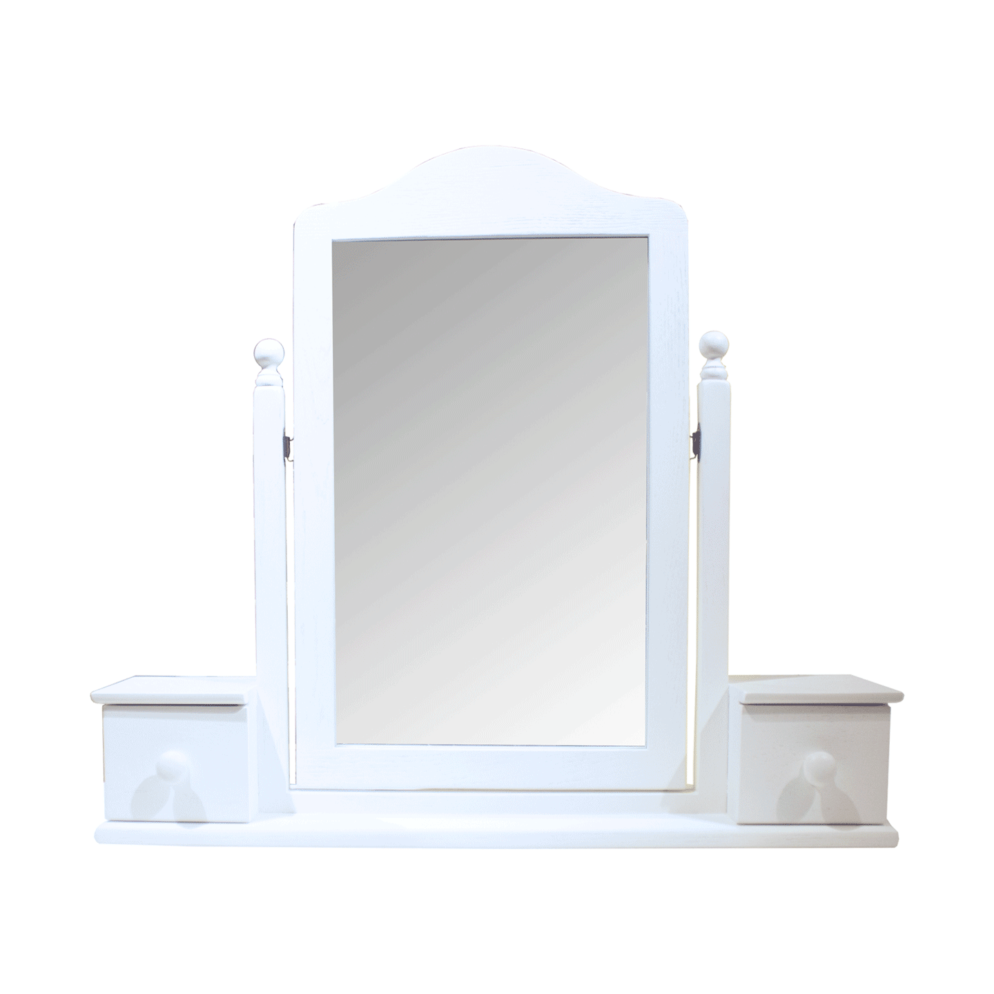 【OAK橡木】化妝鏡-白色