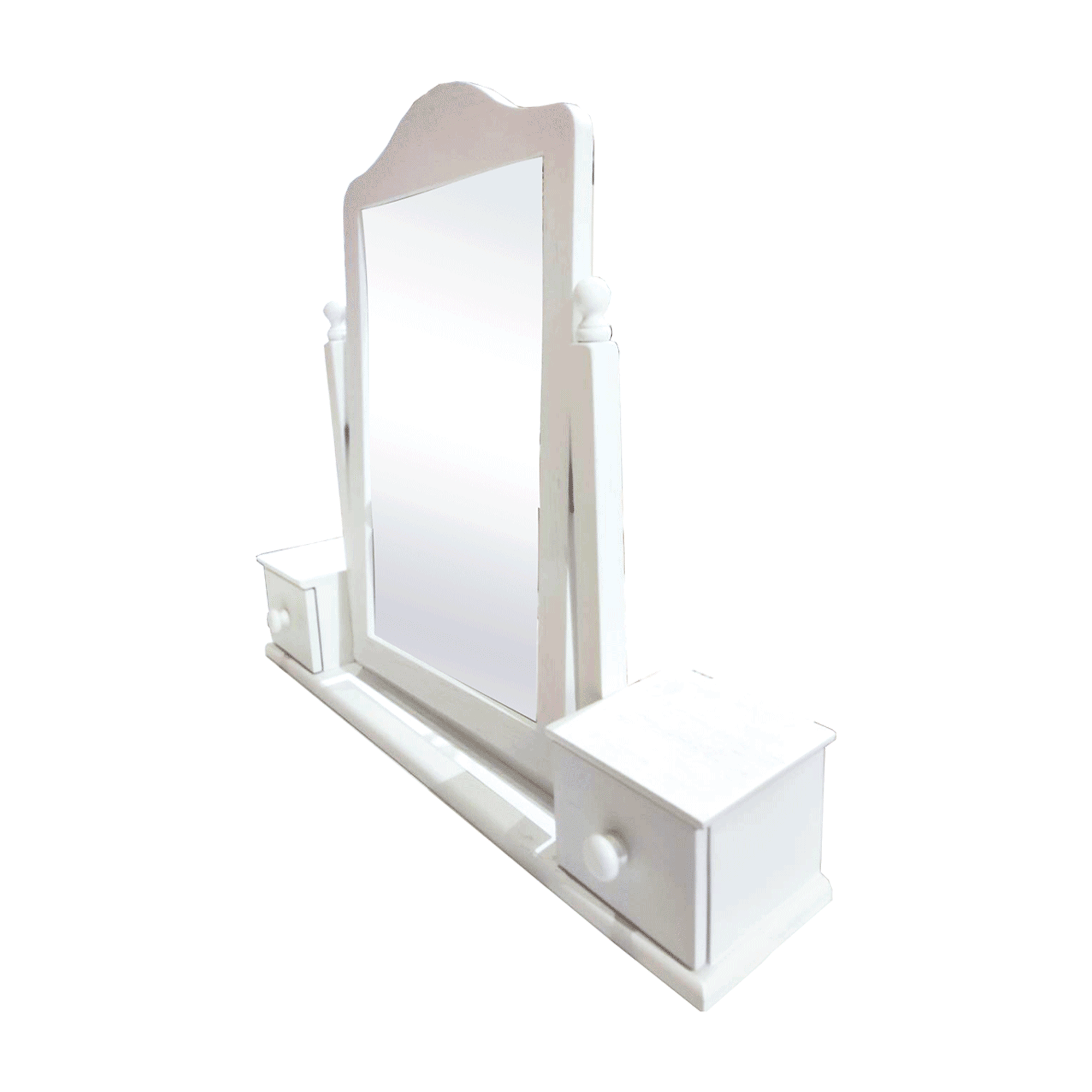 【OAK橡木】化妝鏡-白色