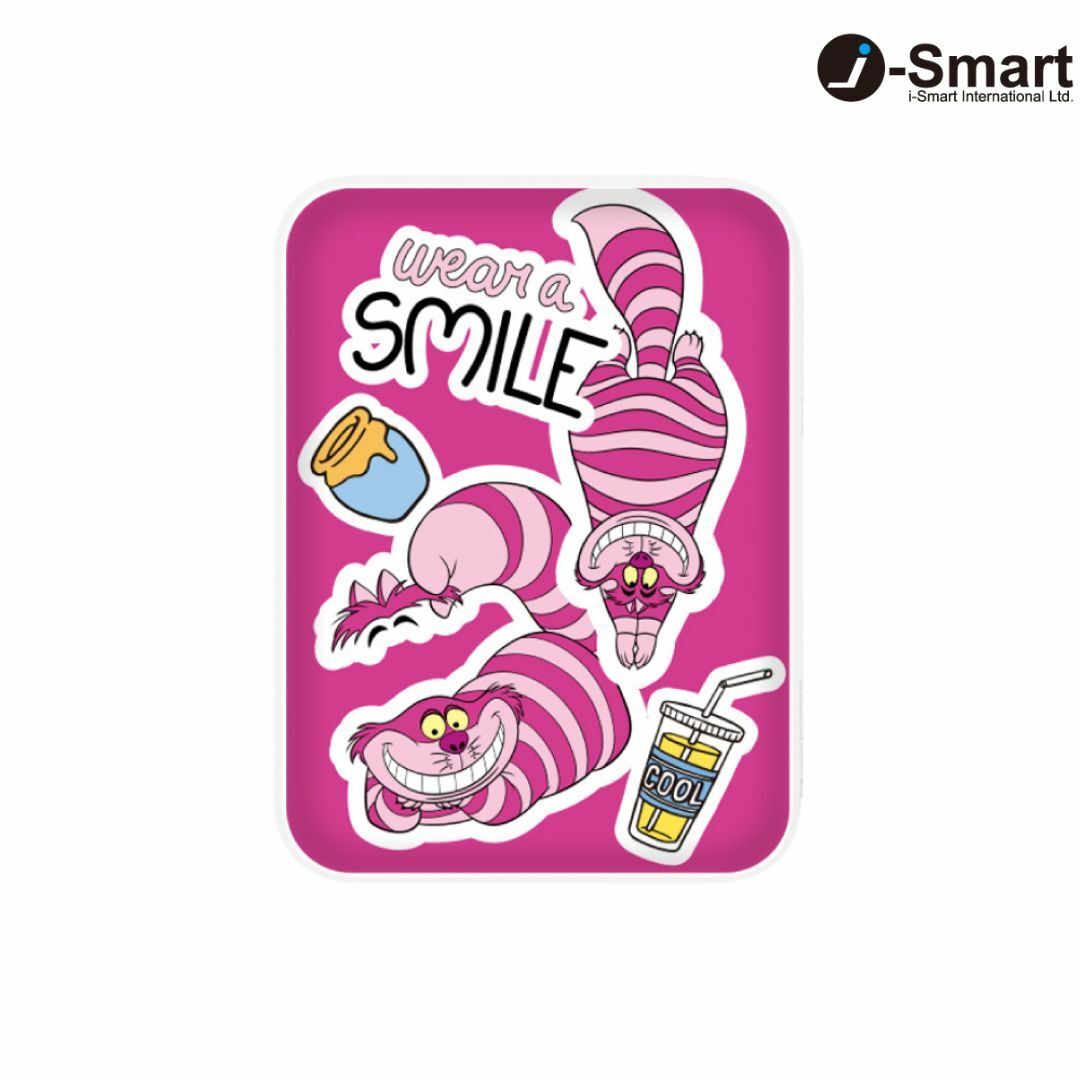 i-Smart-迪士尼系列口袋行動電源-貼紙系列-妙妙貓 The Cheshire Cat