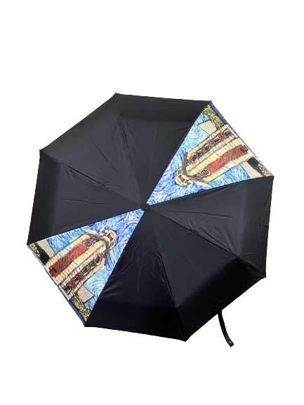 Poker League - 如果梵高去旅行香港篇 縮骨遮丨尖沙咀鐘樓款 | 天星小輪款 ｜ 富有香港特式丨香港設計