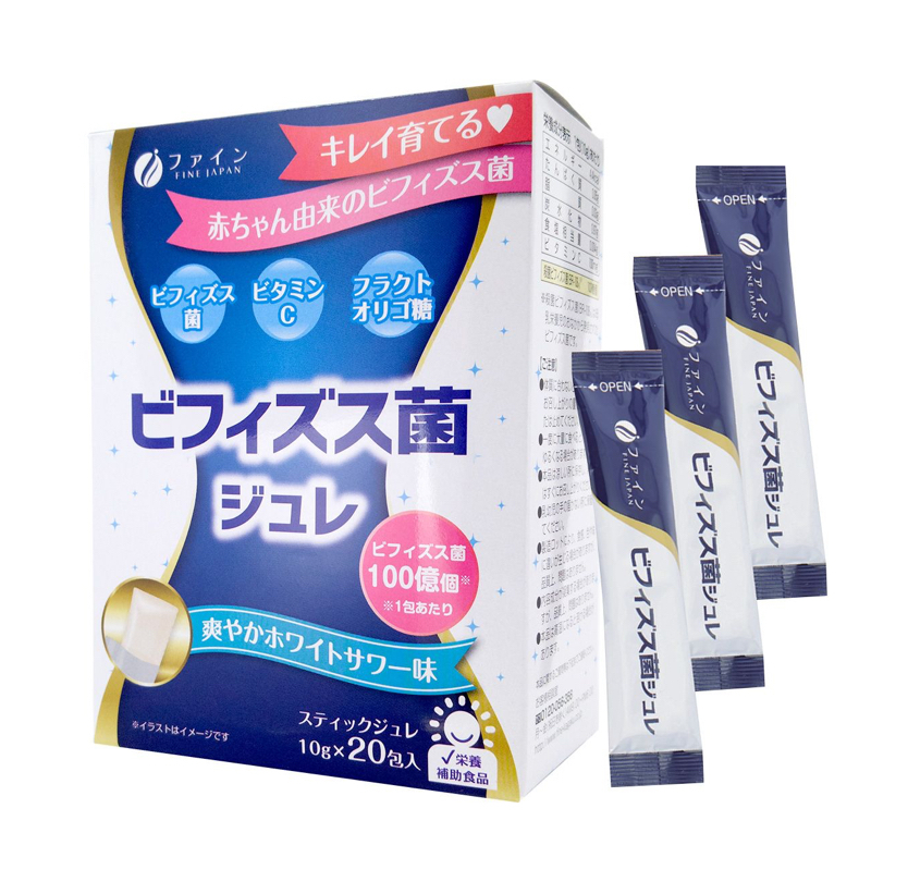 FINE JAPAN 優之源®雙岐乳酸菌啫喱 - 唧唧裝 (10g x 20包)