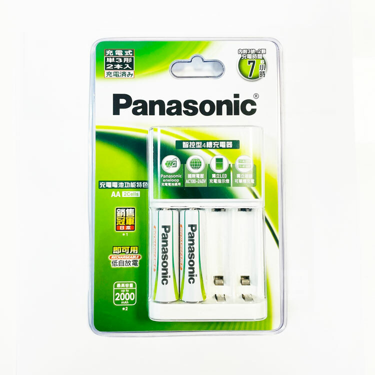 【國際牌Panasonic】鎳氫充電池套裝 1.2v (AA-3號 AAA-4號)