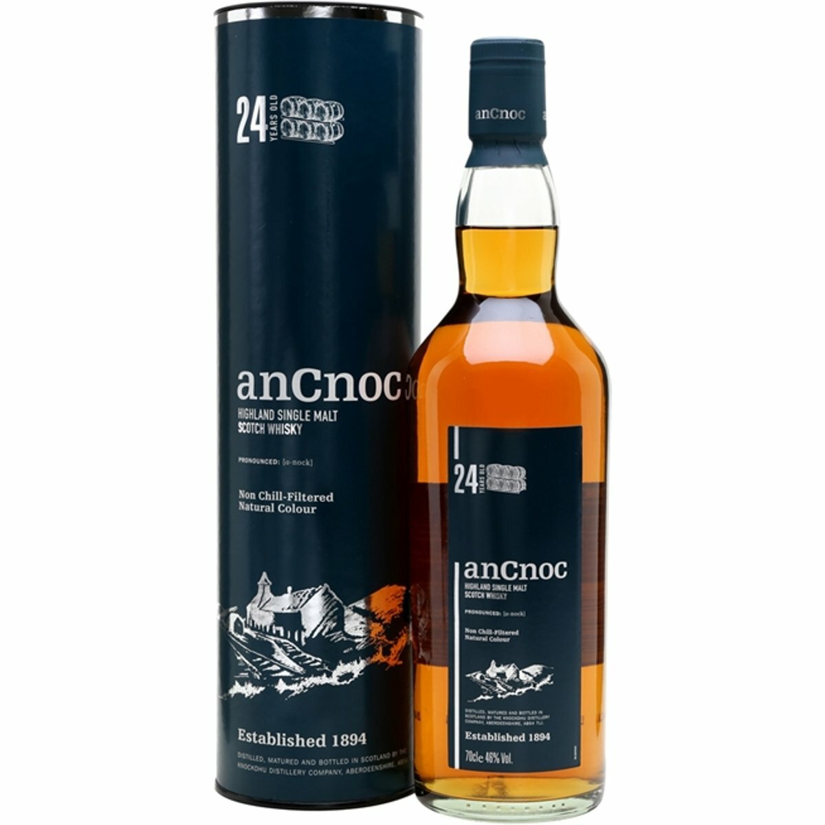 Ancnoc 24 Years Single Malt Whisky