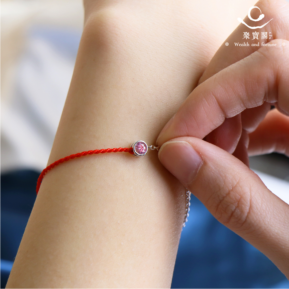 【開光紅線】桃花滿開 │ 招桃花 │招貴人│ 桃花滿開 │ 純銀紅線