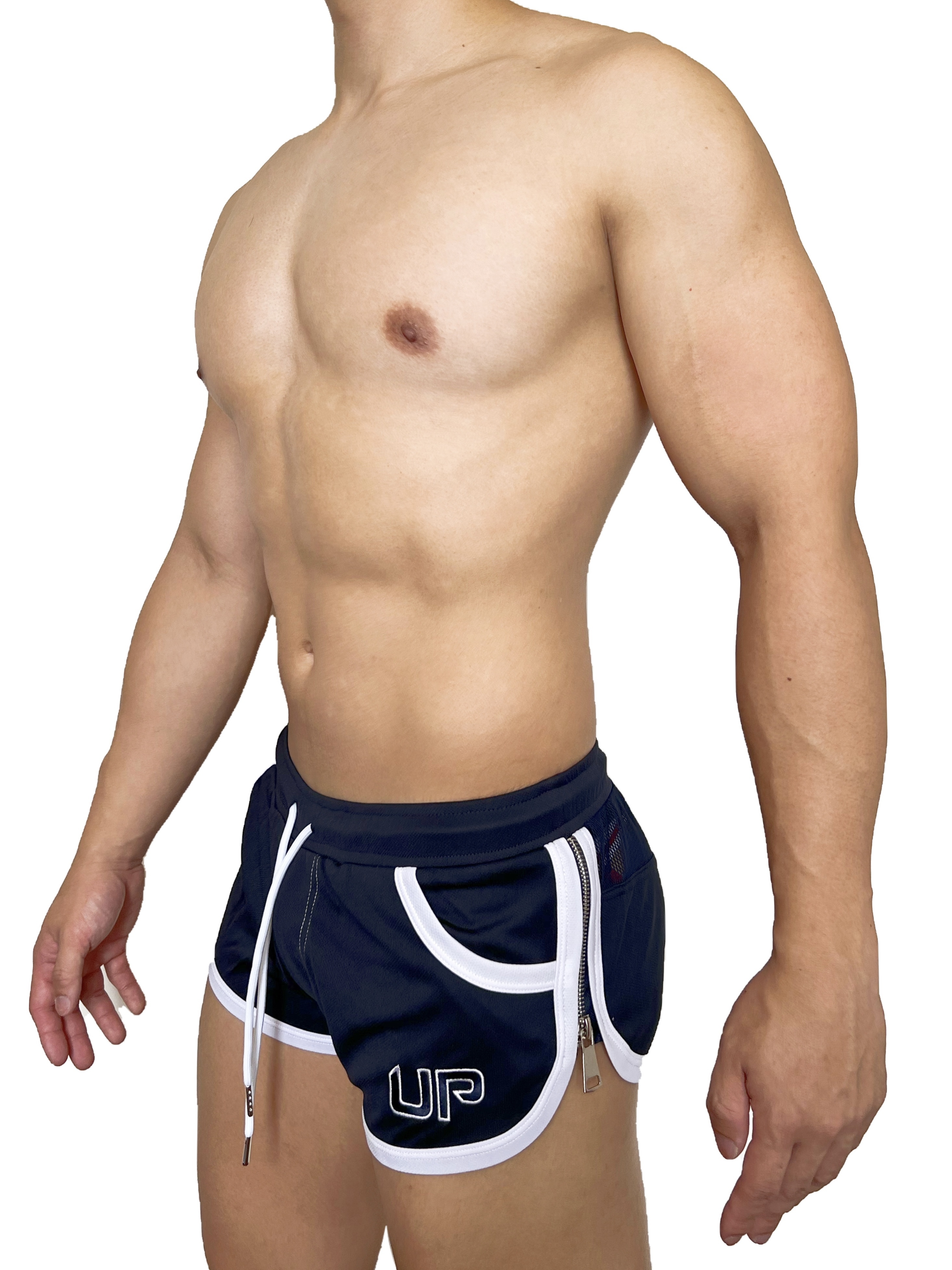 熱賣回歸 - UP For Fun 拉鍊運動褲 銀藍