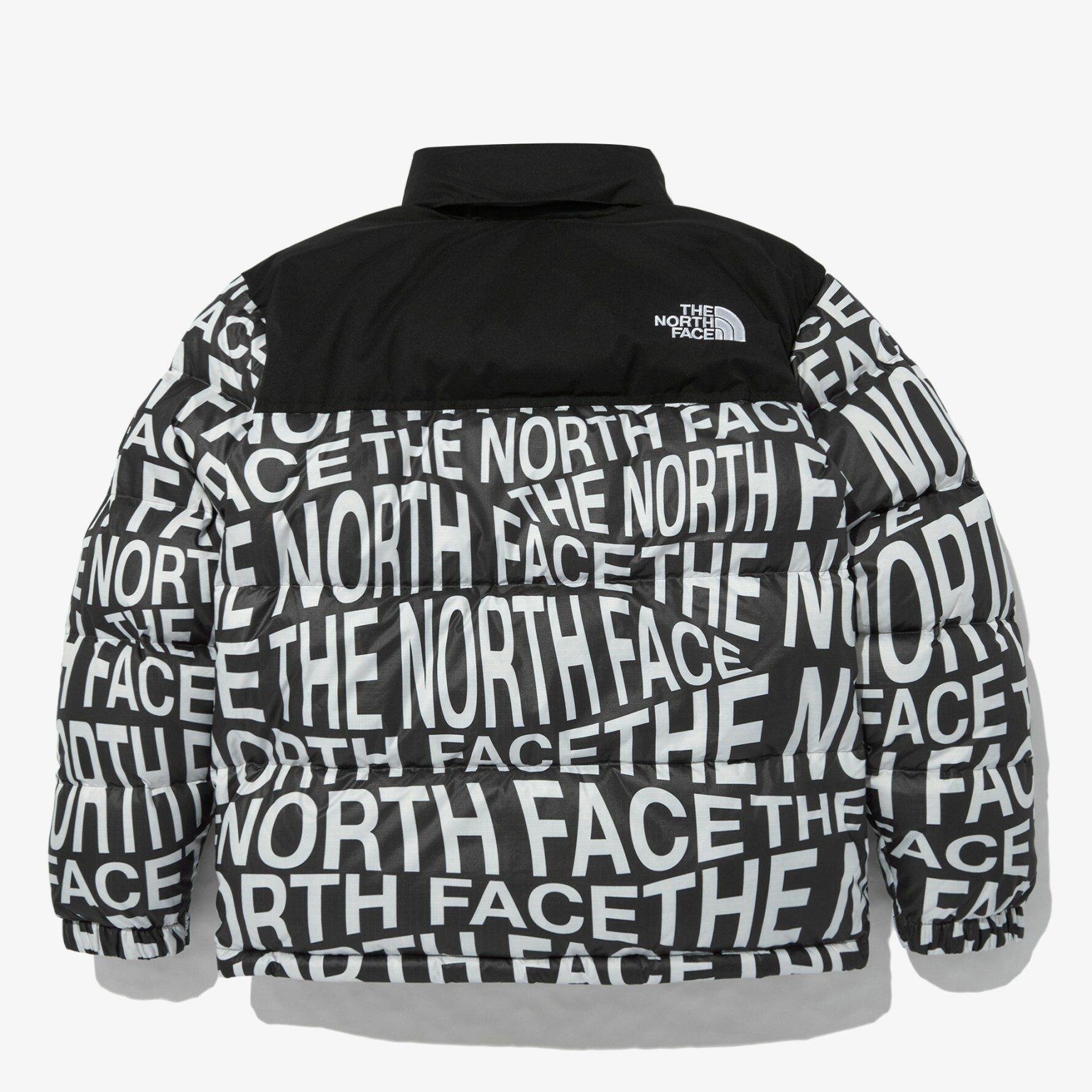 THE NORTH FACE NOVELTY NUPTSE 白標羽絨外套滿版LOGO NJ1DN51M