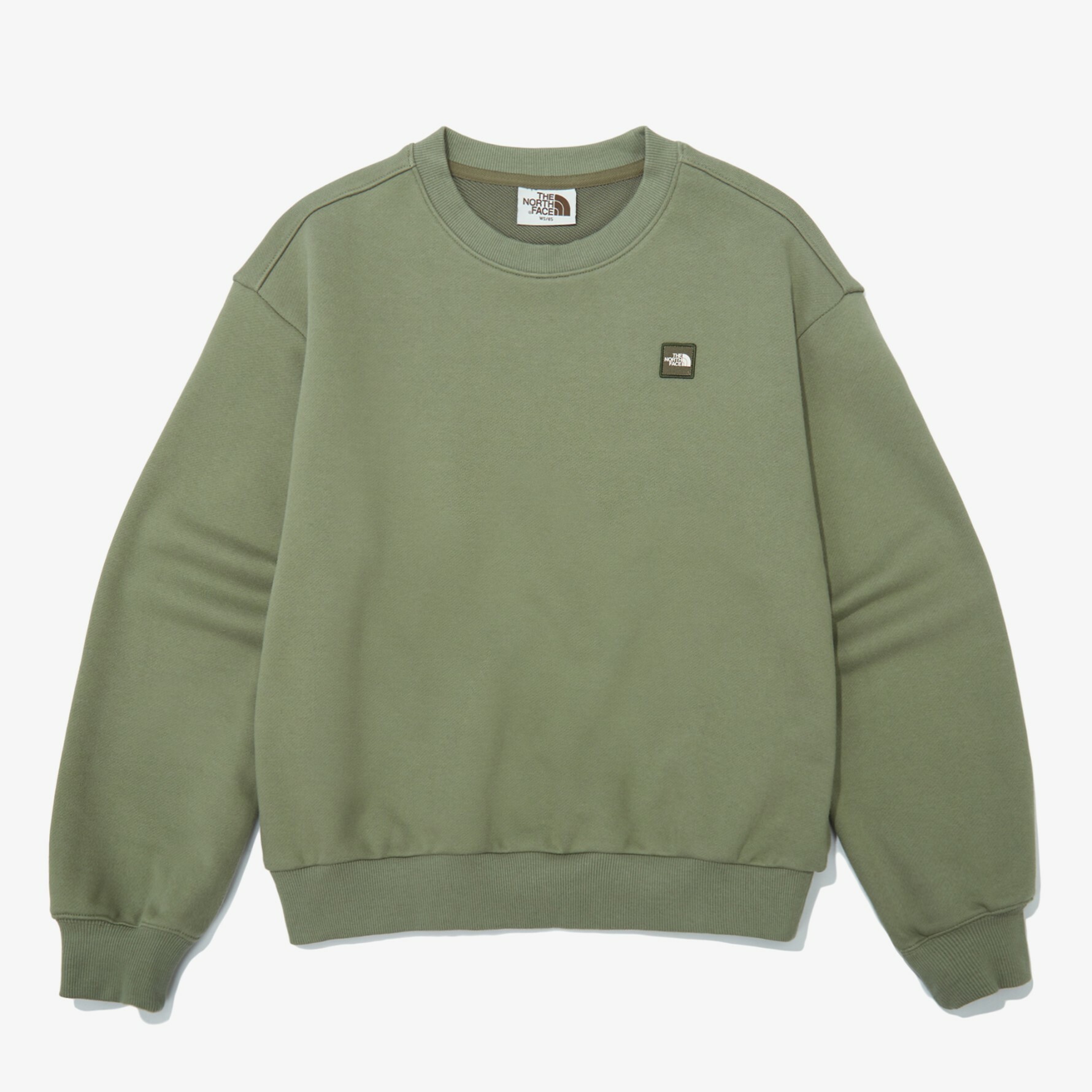THE NORTH FACE 白標 COMFY 刺繡LOGO 胸徽 長袖 衛衣 綠 NM5MN51L