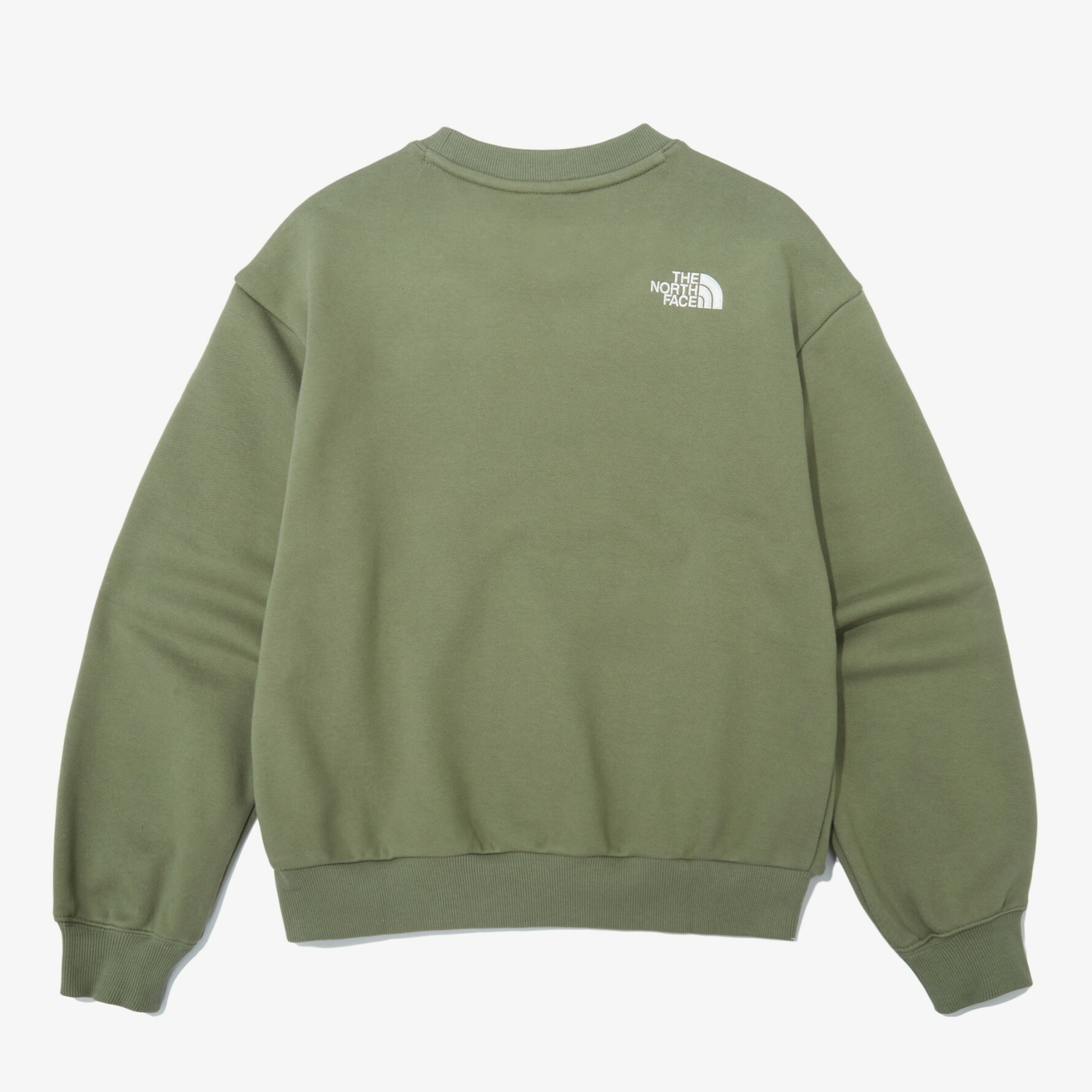 THE NORTH FACE 白標 COMFY 刺繡LOGO 胸徽 長袖 衛衣 綠 NM5MN51L