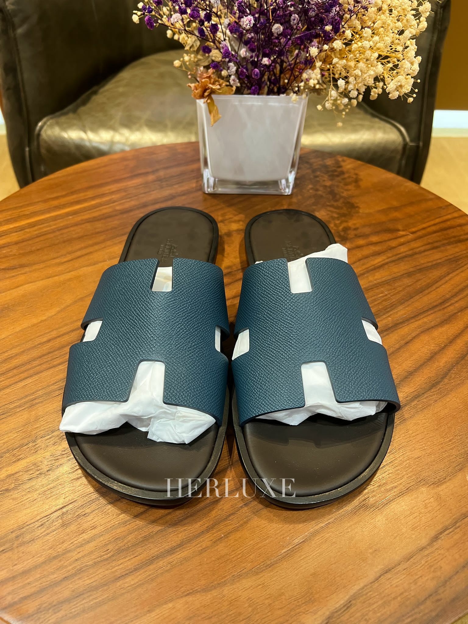Izmir sandal blue canard (可預訂鞋碼)