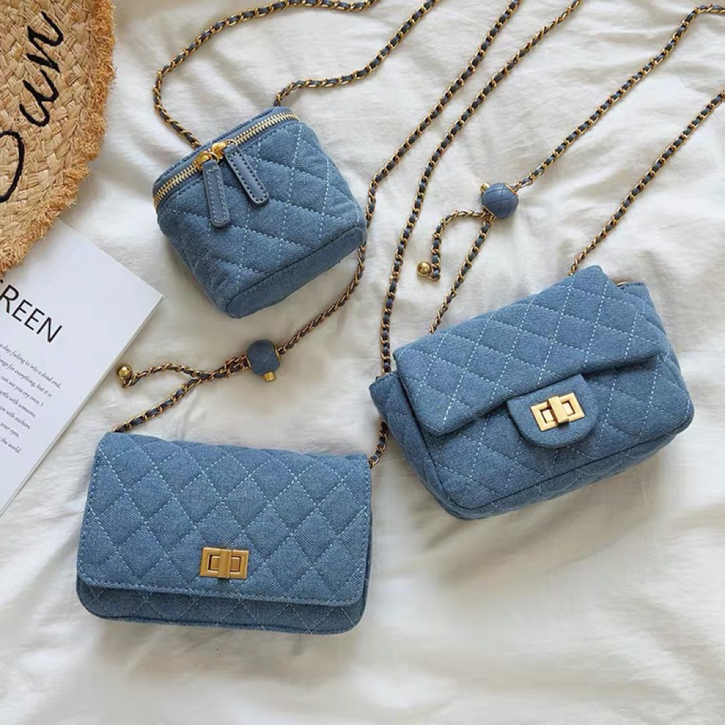 經典小香金球牛仔系列包款/三款