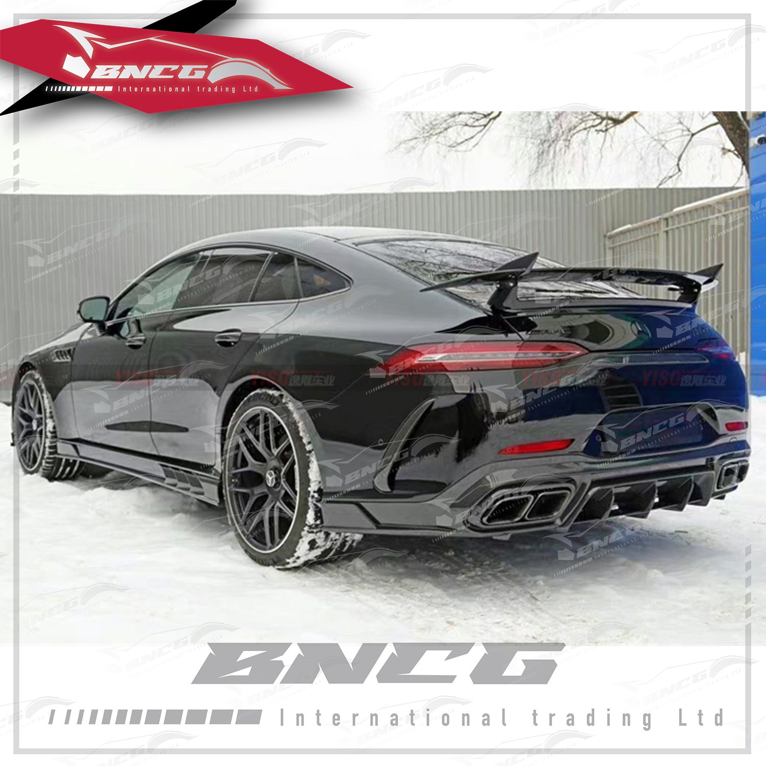 賓士 Benz AMG GT50 GT53 改裝 碳纖維 外觀件 空力套件 Topcar款 尾翼 擾流板