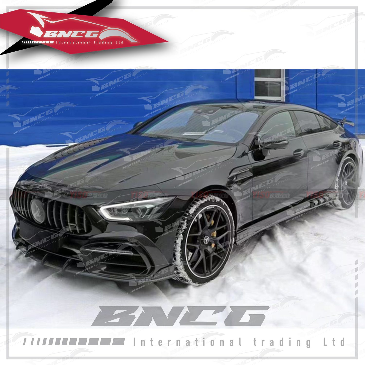 賓士 Benz AMG GT50 GT53 改裝 碳纖維 外觀件 空力套件 Topcar款 側裙 側定風翼