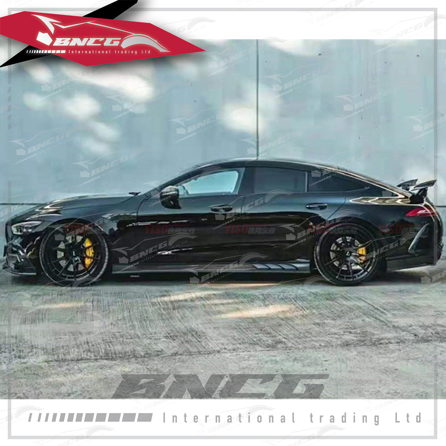 賓士 Benz AMG GT50 GT53 改裝 碳纖維 外觀件 空力套件 Topcar款 側裙 側定風翼