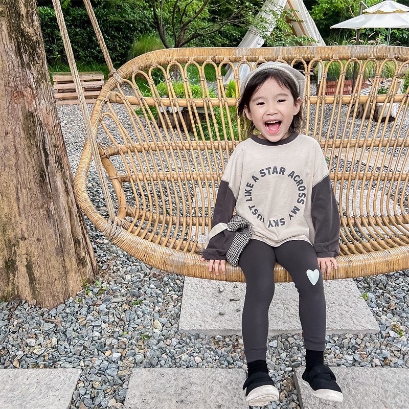 單邊愛心內搭褲