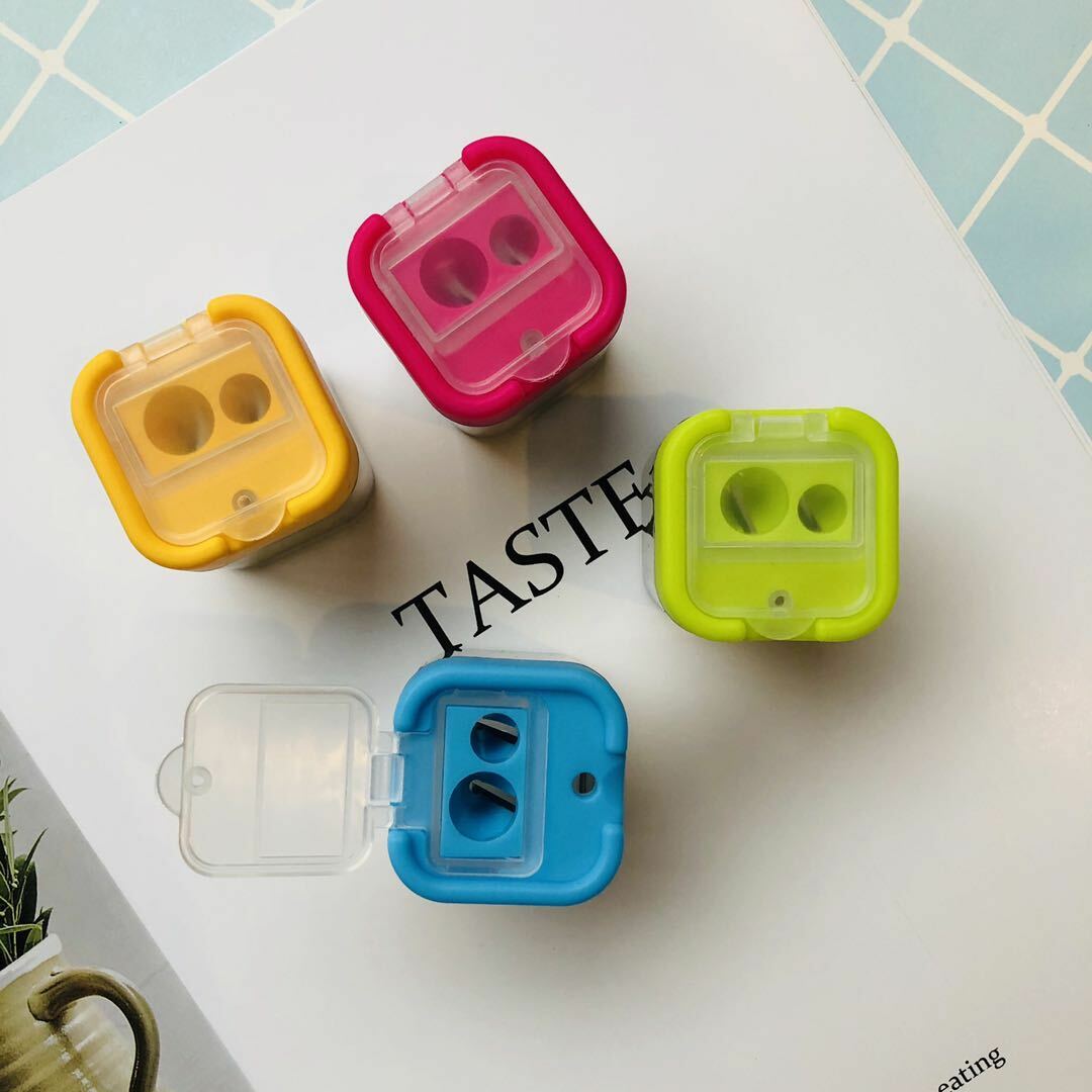 【PENROTE筆樂】方型大小兩用削筆器