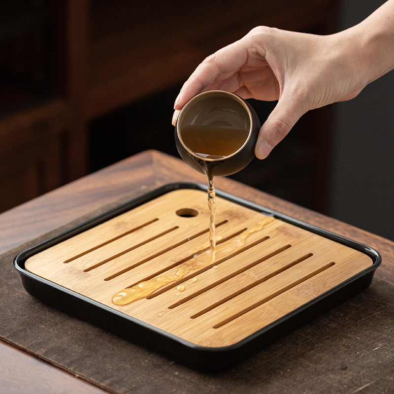 黑陶提梁壺茶具履行組