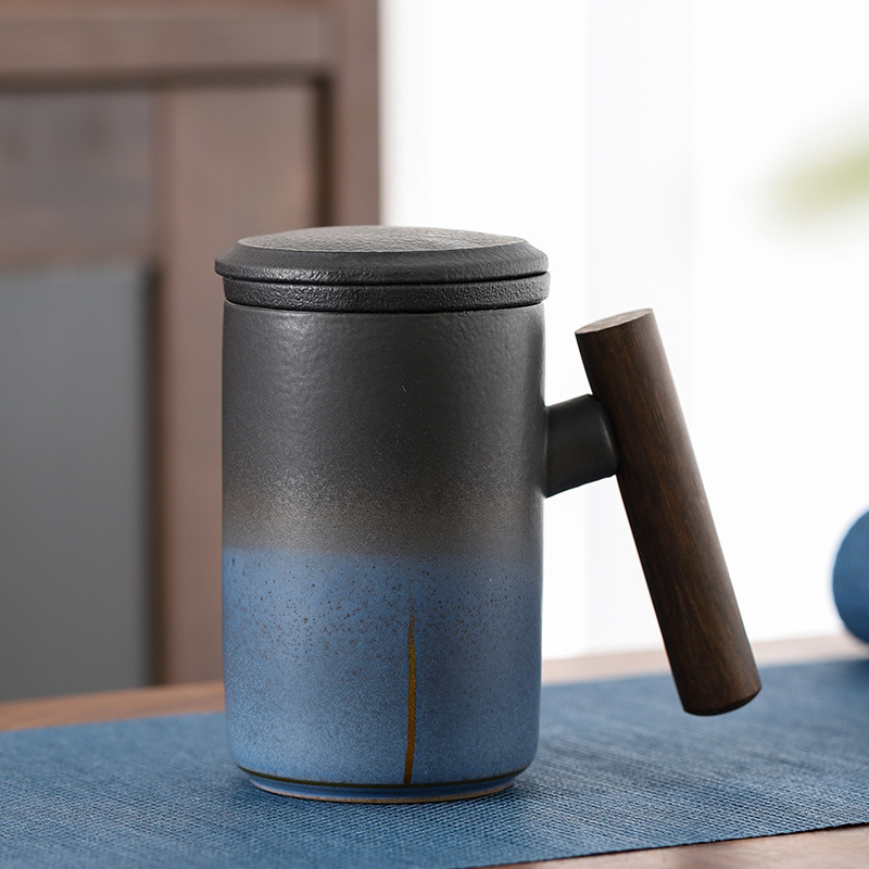 經典陶瓷漸變茶杯