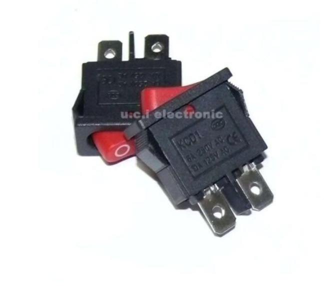 【UCI電子】(H-3) KCD1-110 10x22mm 超薄船型開關 2腳小型儀表儀器 電源開關 船型開關 KCD