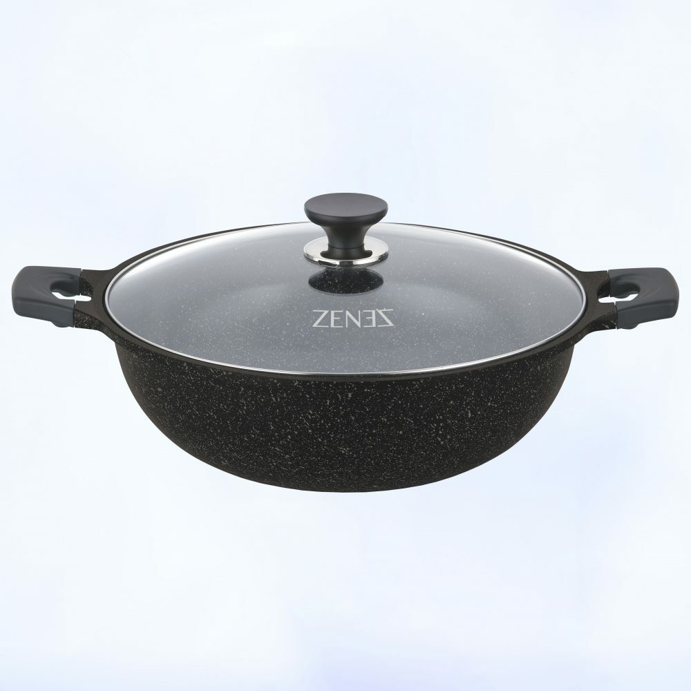 Zenez尚膳廚36cm 陶瓷雲石雙耳鍋